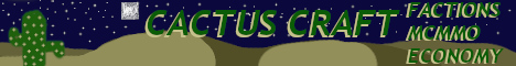 banner for CactusCraft server