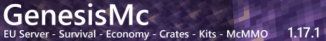 banner for GenesisMc server