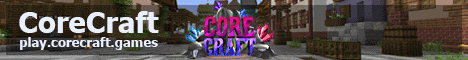 banner for CoreCraft server