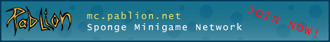 banner for Pablion Sponge Network server