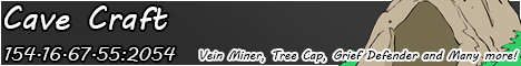 banner for CaveCraft server
