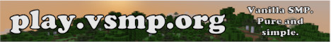 banner for VSMP - Vanilla SMP server