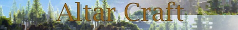 banner for Altar Craft server