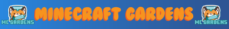 banner for MinecraftGardens server