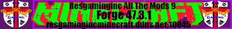 banner for ResGamingInc All The Mods 9 server