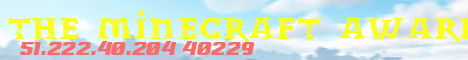 banner for The minecraft awards server