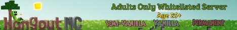 banner for HangoutMC server