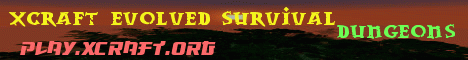 banner for Xcraft Evolved Survival server