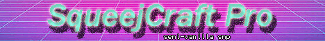 banner for SqueejCraft Pro server