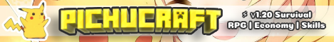 banner for PichuCraft server