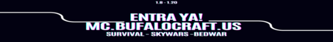 banner for BufaloCraft server