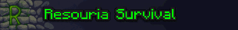 banner for Resouria Survival server