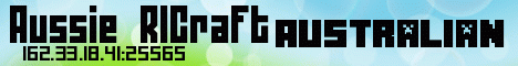 banner for Aussie RlCraft server