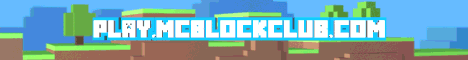 banner for mcBlockClub server
