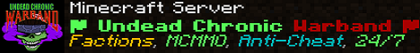 banner for Undead Chronic Warband server