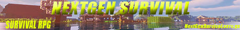 banner for NextGen Survival server