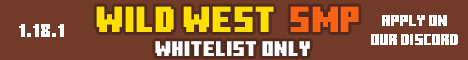 banner for Wild West SMP server