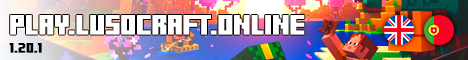 banner for LusoCraft server