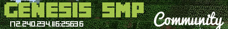 banner for Genesis SMP server