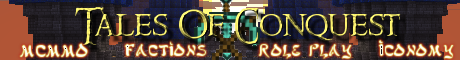 banner for Tales of Conquest server