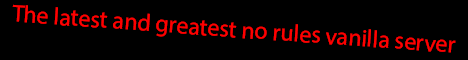 banner for Unnamed Vanilla server