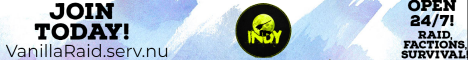banner for VanillaRaid server