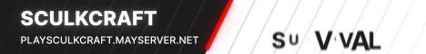 banner for Sculkcraft server