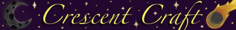 banner for CrescentCraft server
