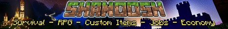 banner for Shanoosh SMP server