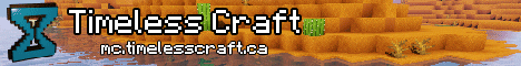 banner for Timeless Craft server