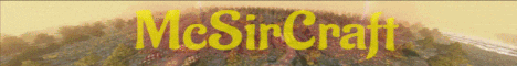 banner for McSirCraft server