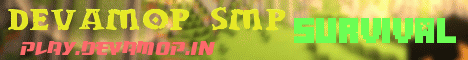 banner for DevamOP SMP server