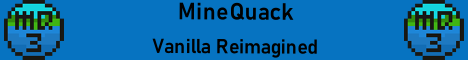 banner for MineQuack server