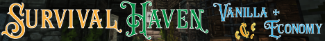 banner for Survival Haven server