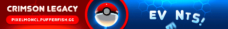 banner for Pixelmon Crimson Legacy server