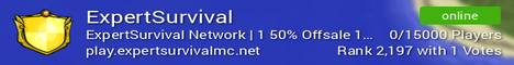 banner for ExpertSurvival server