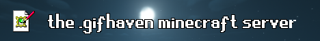 banner for the .gifhaven minecraft server server