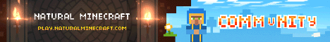 banner for Natural Minecraft server