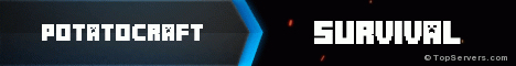 banner for PotatoCraft server