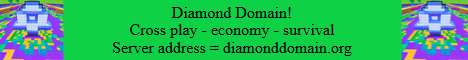 banner for Diamond Domain server