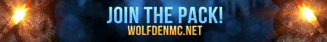 banner for WolfDenMC server