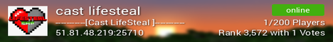 banner for cast lifesteal server