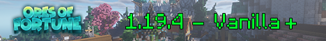 banner for Ores of Fortune server