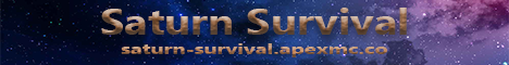 banner for Saturn Survival SMP server