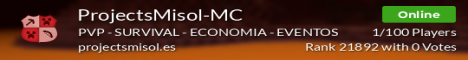 banner for ProjectsMisol-MC server