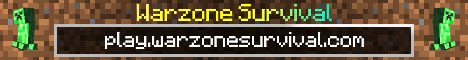 banner for Warzone Survival server