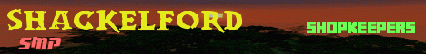banner for Shackelford SMP server