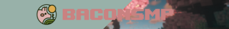 banner for BaconSMP server