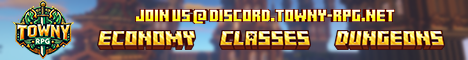 banner for Towny-RPG server