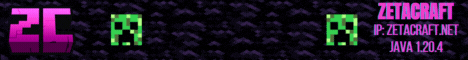 banner for ZetaCraft server